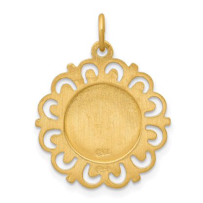 14k Yellow Gold First Holy Communion Charm