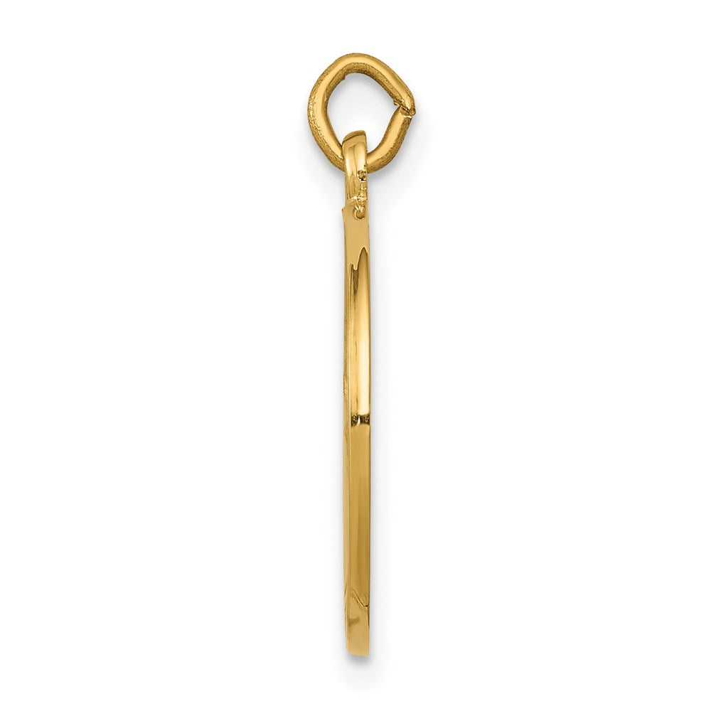 14k Yellow Gold Saint John Baptist Medal Charm