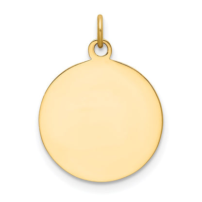 14k Yellow Gold Saint Elizabeth Seton Medal Charm