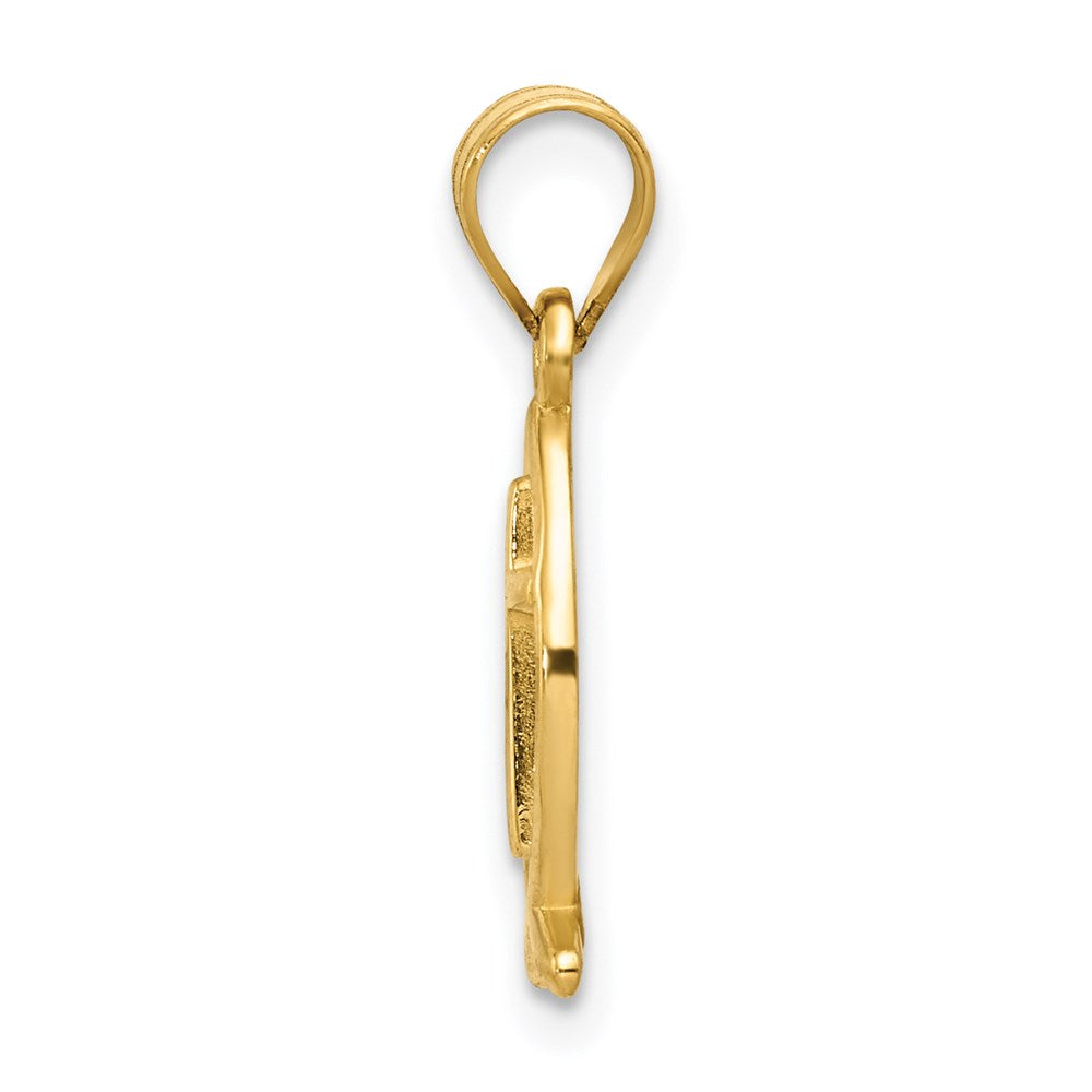 14k Yellow Gold Ichthus Fish Charm