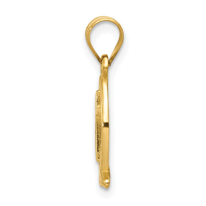 14k Yellow Gold Ichthus Fish Charm