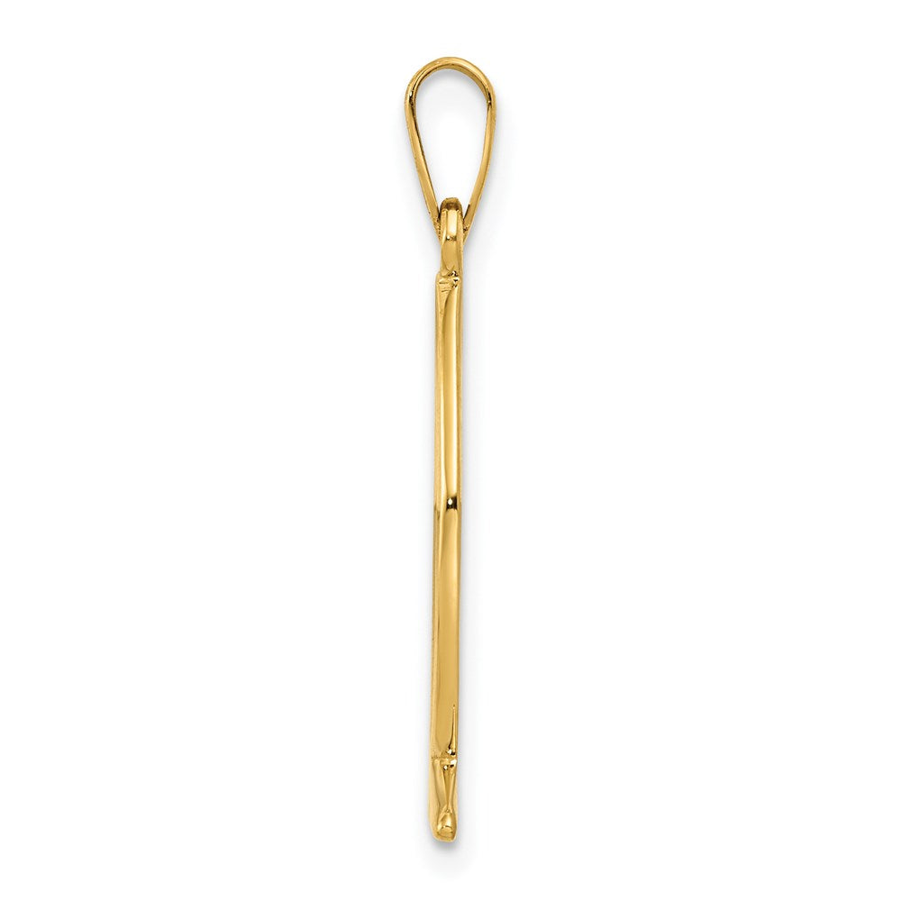 14k Yellow Gold Ichthus Fish Charm