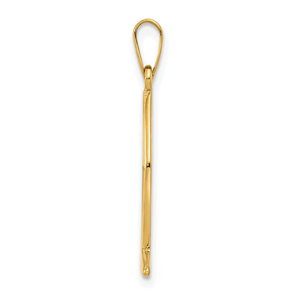 14k Yellow Gold Ichthus Fish Charm