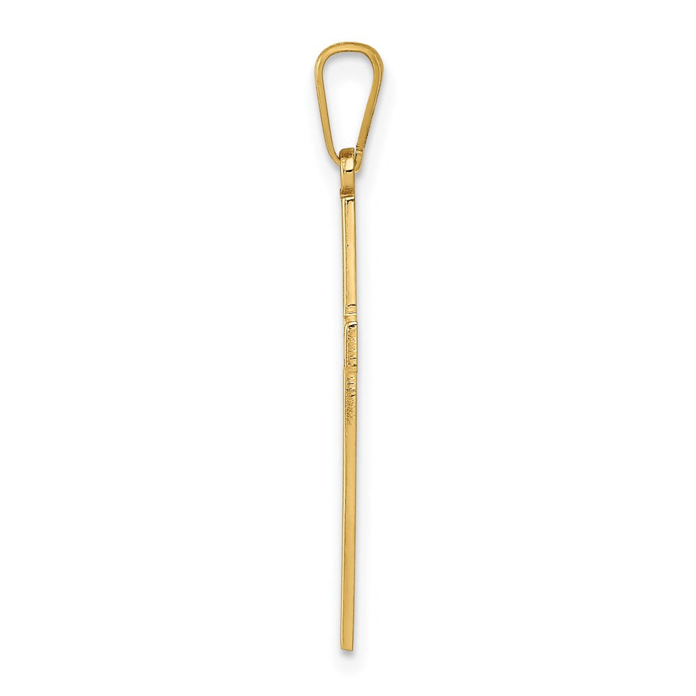 14k Yellow Gold Cross Pendant