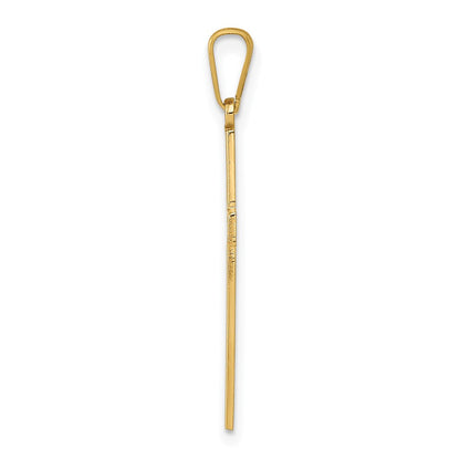 14k Yellow Gold Cross Pendant