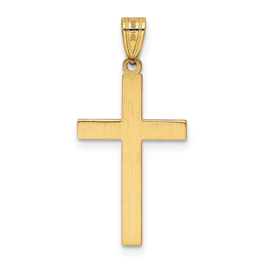 14k Yellow Gold Cross Pendant