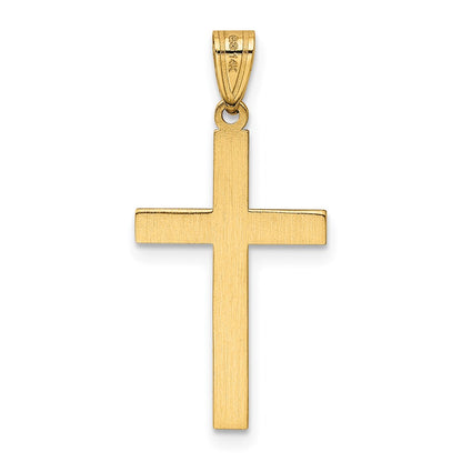 14k Yellow Gold Cross Pendant