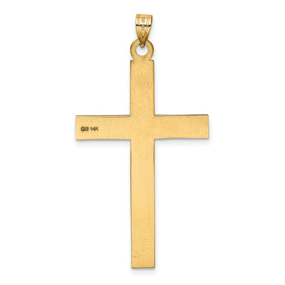 14k Yellow Gold Cross Pendant