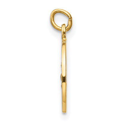 14k Yellow Gold Saint Roch Medal Charm