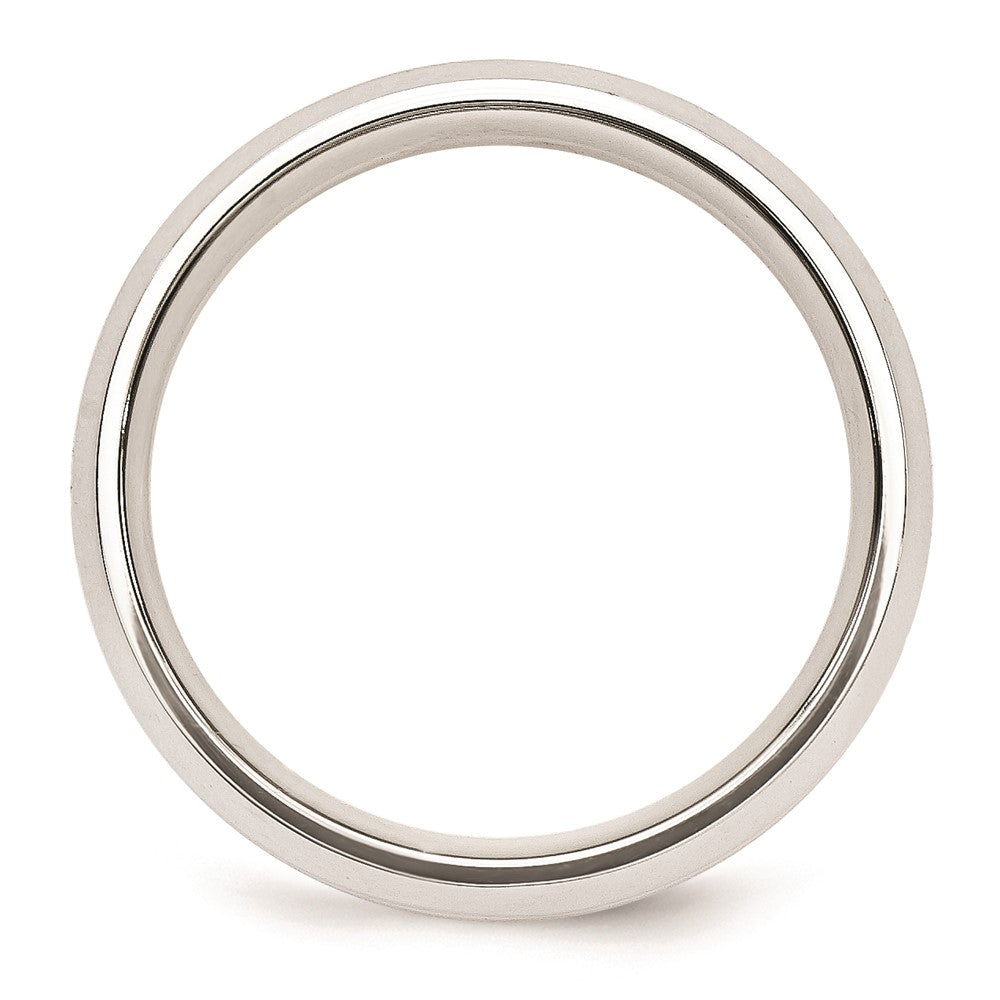 Solid 14K Yellow Gold Two-Tone 6mm Domed Size 8 Wedding Men's/Women's Wedding Band Ring