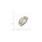 14k Two-Tone Gold Real Diamond Men's Ring