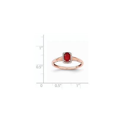 14k rose gold oval fire opal real diamond rectangle ring y12859op aa