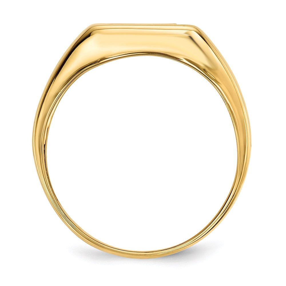 14k gold w onyx real diamond cross mens ring y13808aa