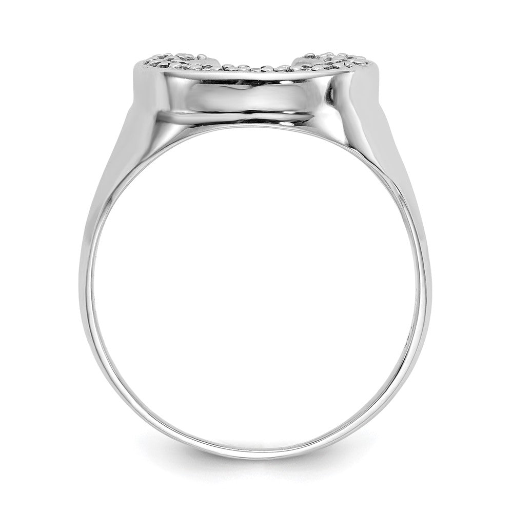 14k White Gold VS Real Diamond men's ring