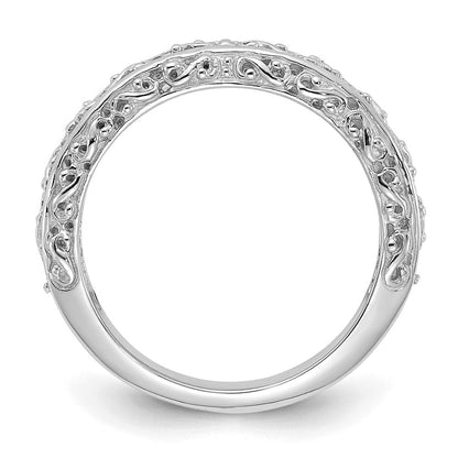 14k white gold anniversary band y3669
