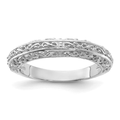 14k white gold anniversary band y3669