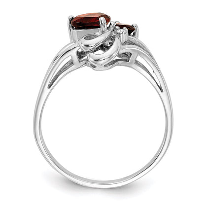14k White Gold Gemstone u0026 Real Diamond Ring