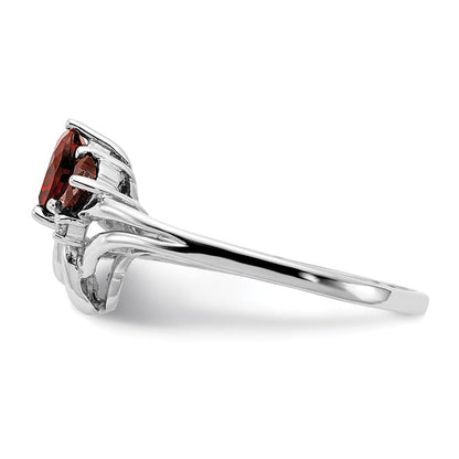 14k White Gold Gemstone u0026 Real Diamond Ring