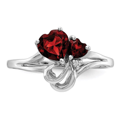 14k White Gold Gemstone u0026 Real Diamond Ring