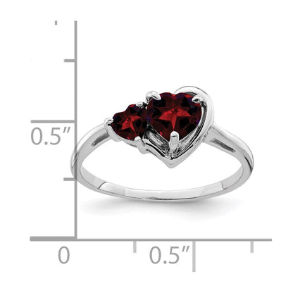 14k White Gold Gemstone Ring