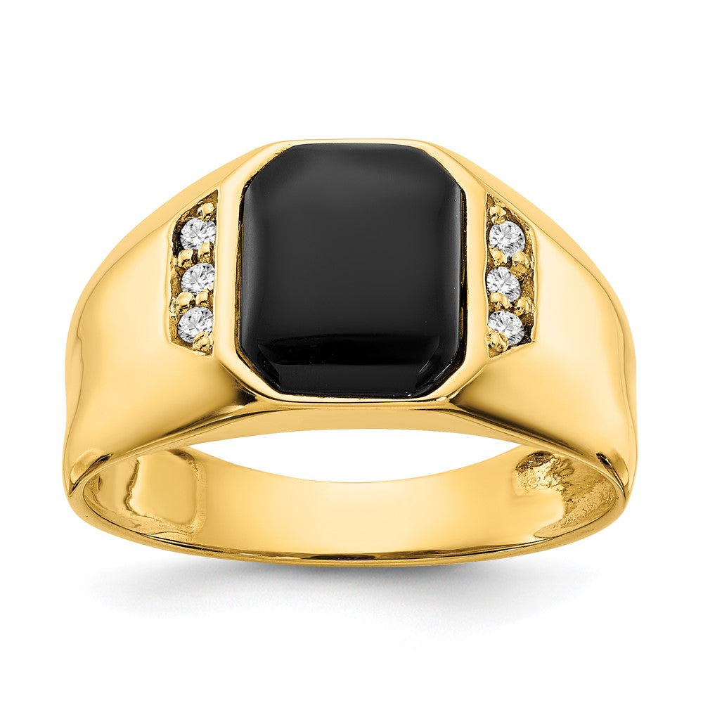 14k Yellow Gold VS Dia Ring