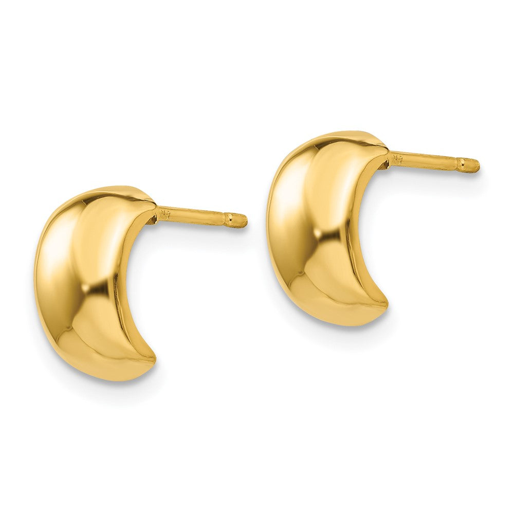 14k Yellow Gold Polished Fancy Post Earrings