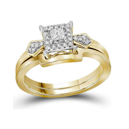 1/4CT-Diamond BRIDAL SET