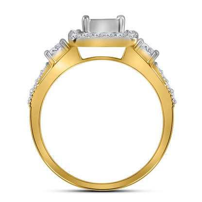 1 CTW-Diamond TESSERA INVISIBLE BRIDAL SET