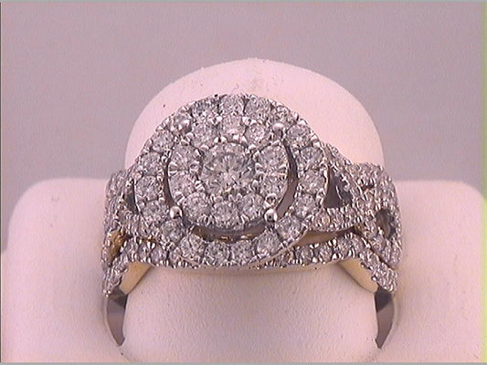 2 CT-Diamond 1/3CT-CRD LEORA BRIDAL SET CERTIFIED