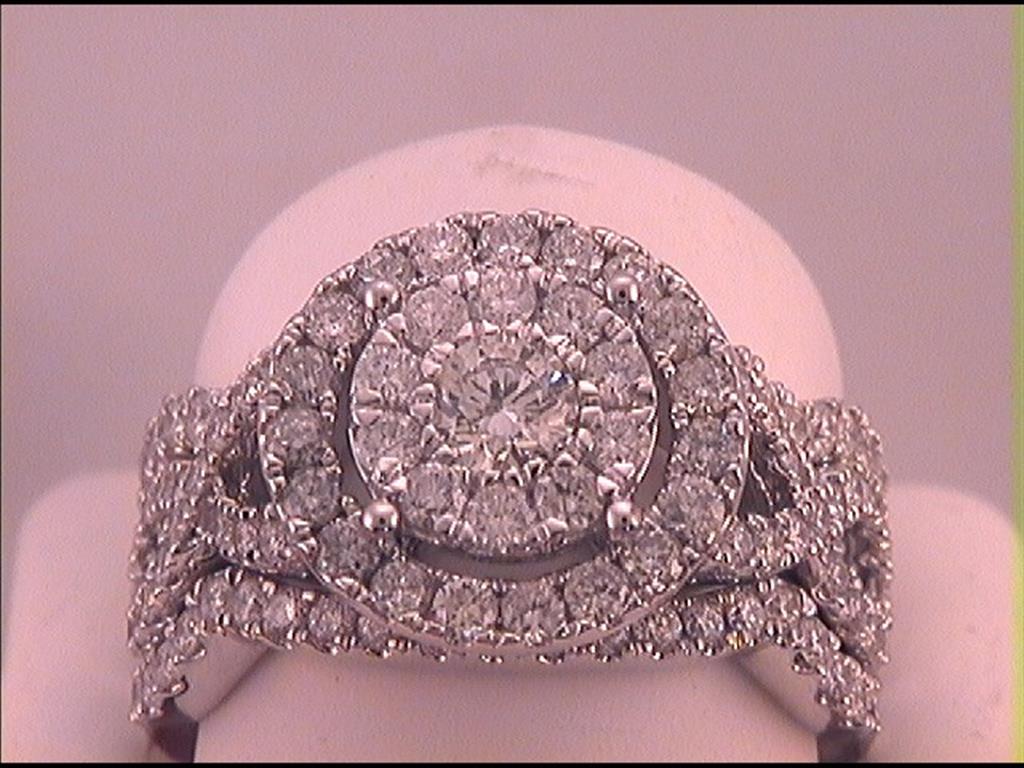 2 CT-Diamond 1/3CT-CRD  LEORA BRIDAL SET CERTIFIED