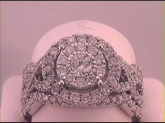 2 CT-Diamond 1/3CT-CRD  LEORA BRIDAL SET CERTIFIED