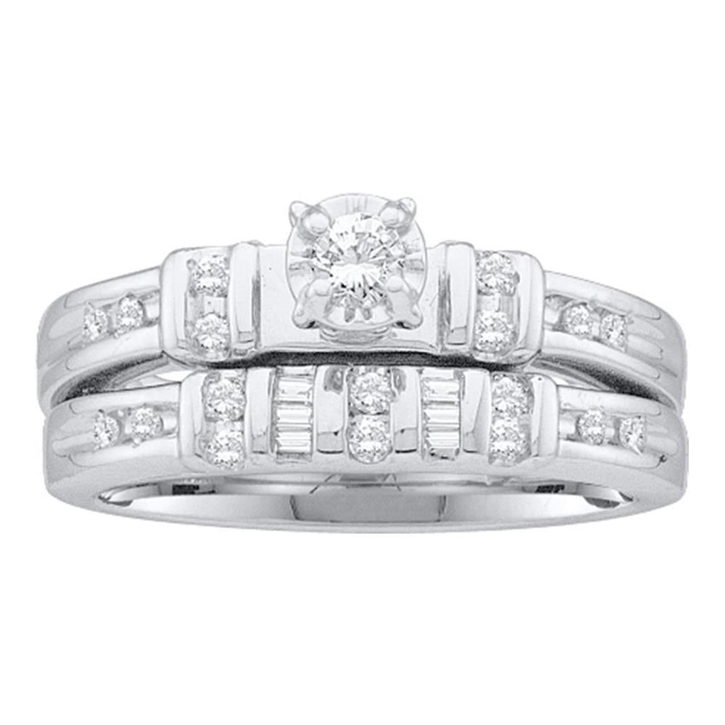 1/4CT-Diamond RD-CENTER BRIDAL SET