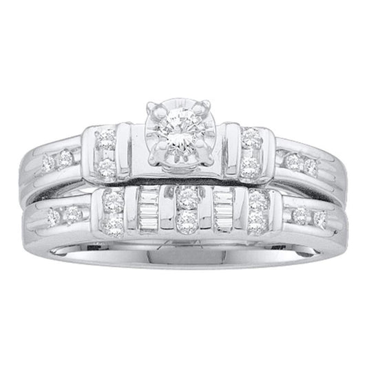 1/4CT-Diamond RD-CENTER BRIDAL SET