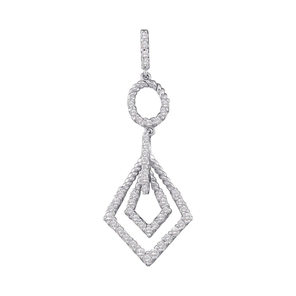 1 CTW-Diamond FASHION EARRING