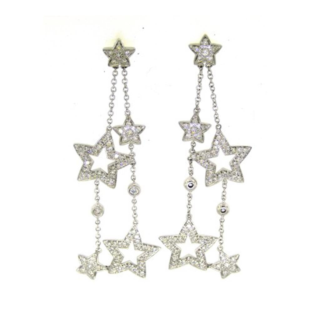 1 CTW-Diamond FASHION EARRINGS