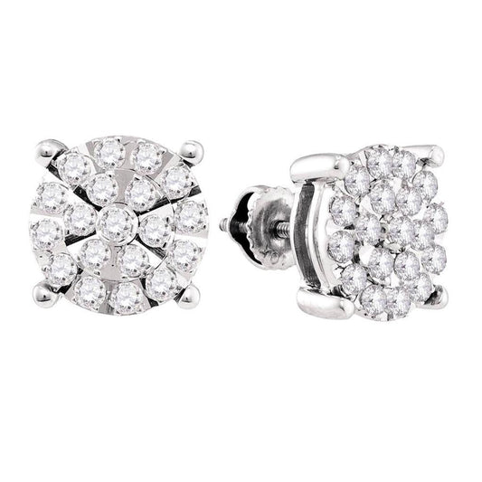 1 CTW-Diamond FASHION EARRING