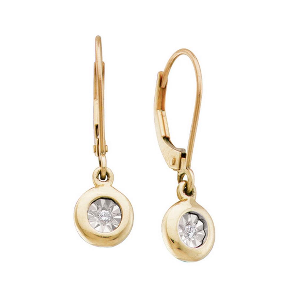 1/20CTW-Diamond  GIFT DANGLING EARRING