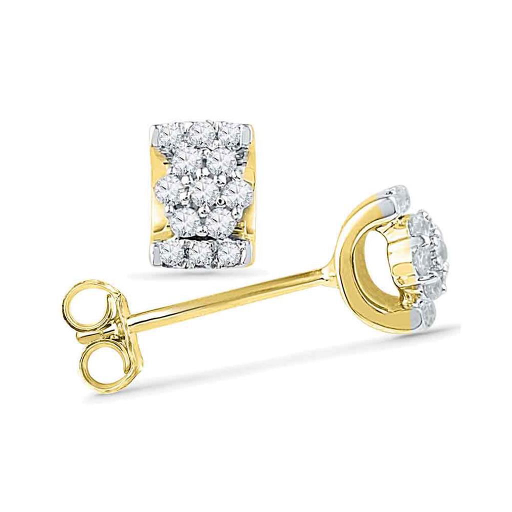 1/6CTW-Diamond FASHION EARRING