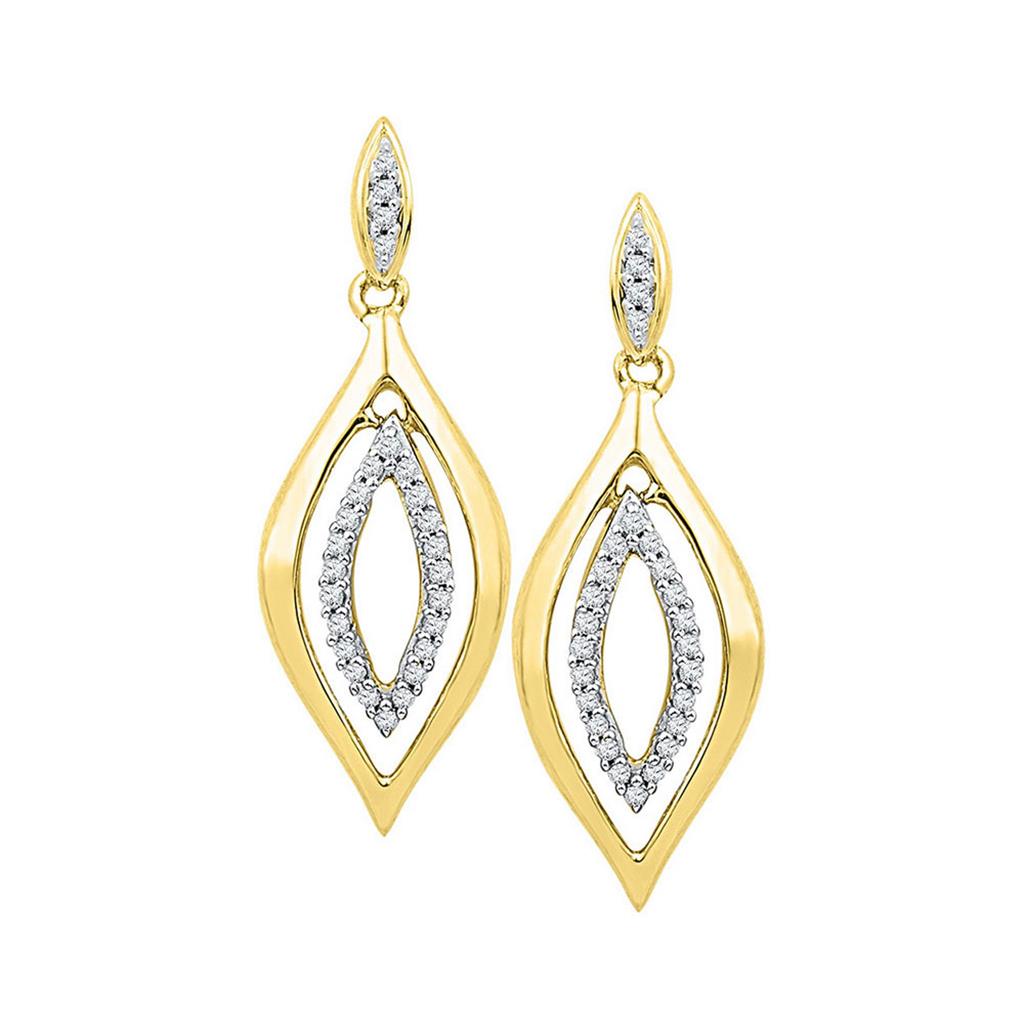 1/6CTW-Diamond FASHION EARRINGS