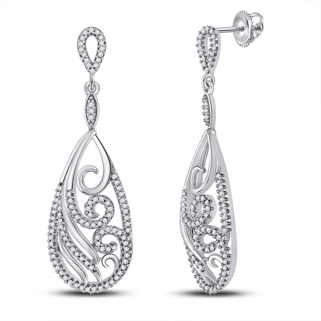 1/2CTW-Diamond FASHION EARRING