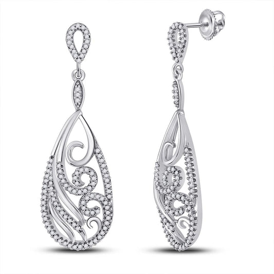 1/2CTW-Diamond FASHION EARRING