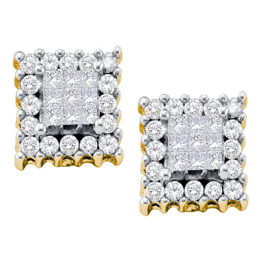 1/2CTW-Diamond INVISIBLE EARRING