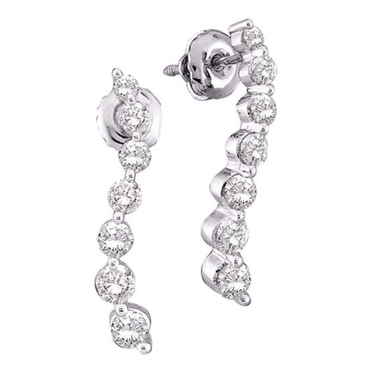 1/2CT-Diamond JOURNEY EARRING