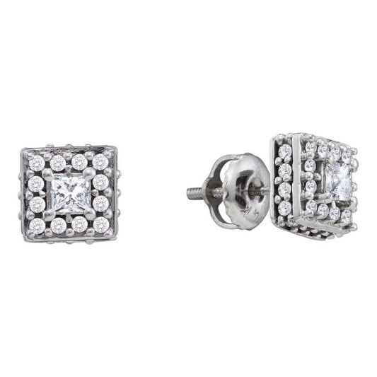 1/2CTW-Diamond INVISIBLE EARRING