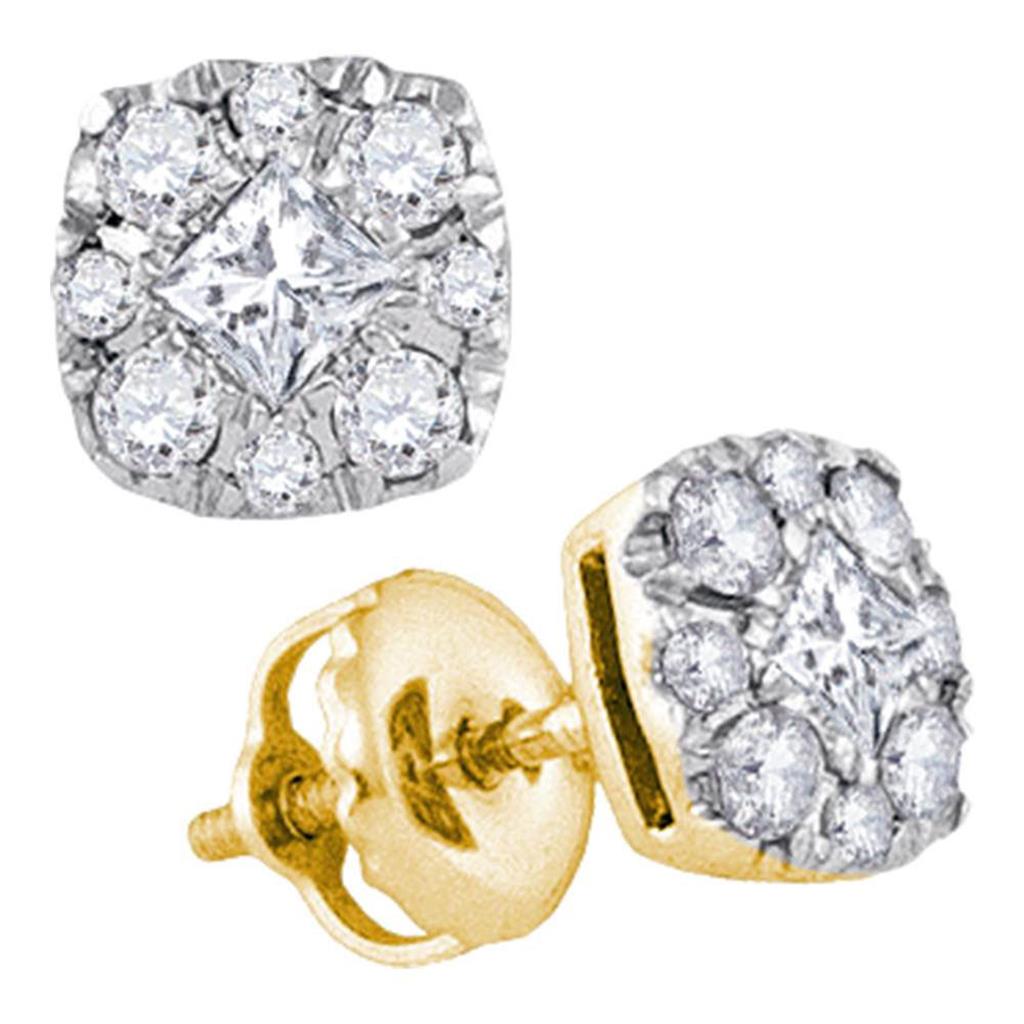 1/2CTW-Diamond FASHION EARRINGS