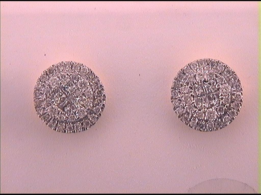 3/8CTW-Diamond SOLEIL EARRING