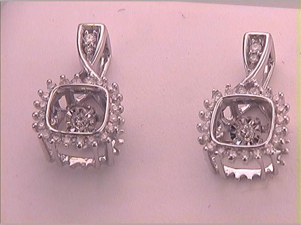 1/5CTW-Diamond FASHION EARRINGS