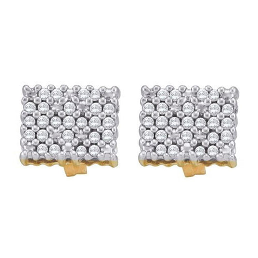 1/4CT-Diamond GIFT CLUSTER EARRINGS