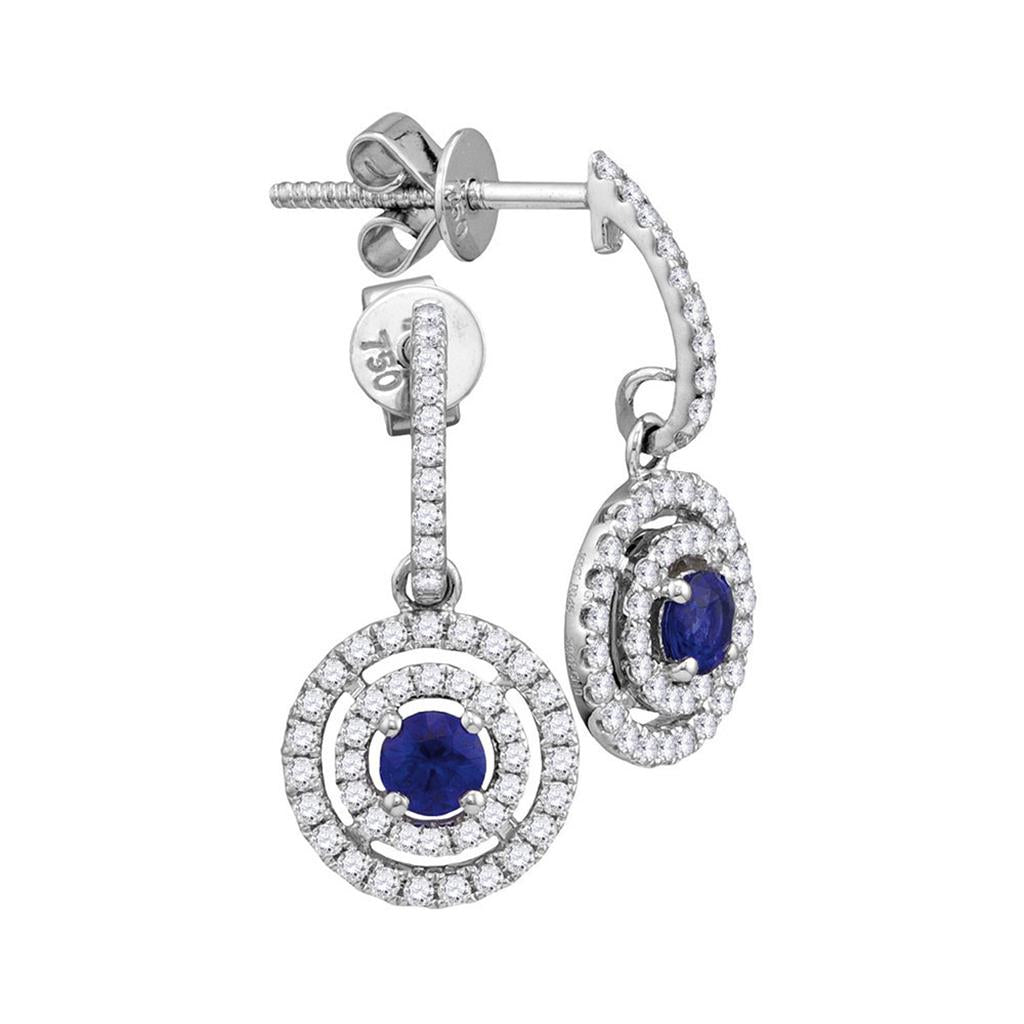 3/8CTW-Diamond 3/8CT-SAPP EARRING