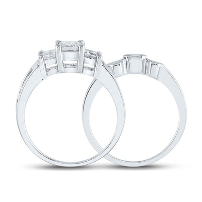 1 1/3CT-Diamond 3/8-CPR 2*1/5SPR BRIDAL SET